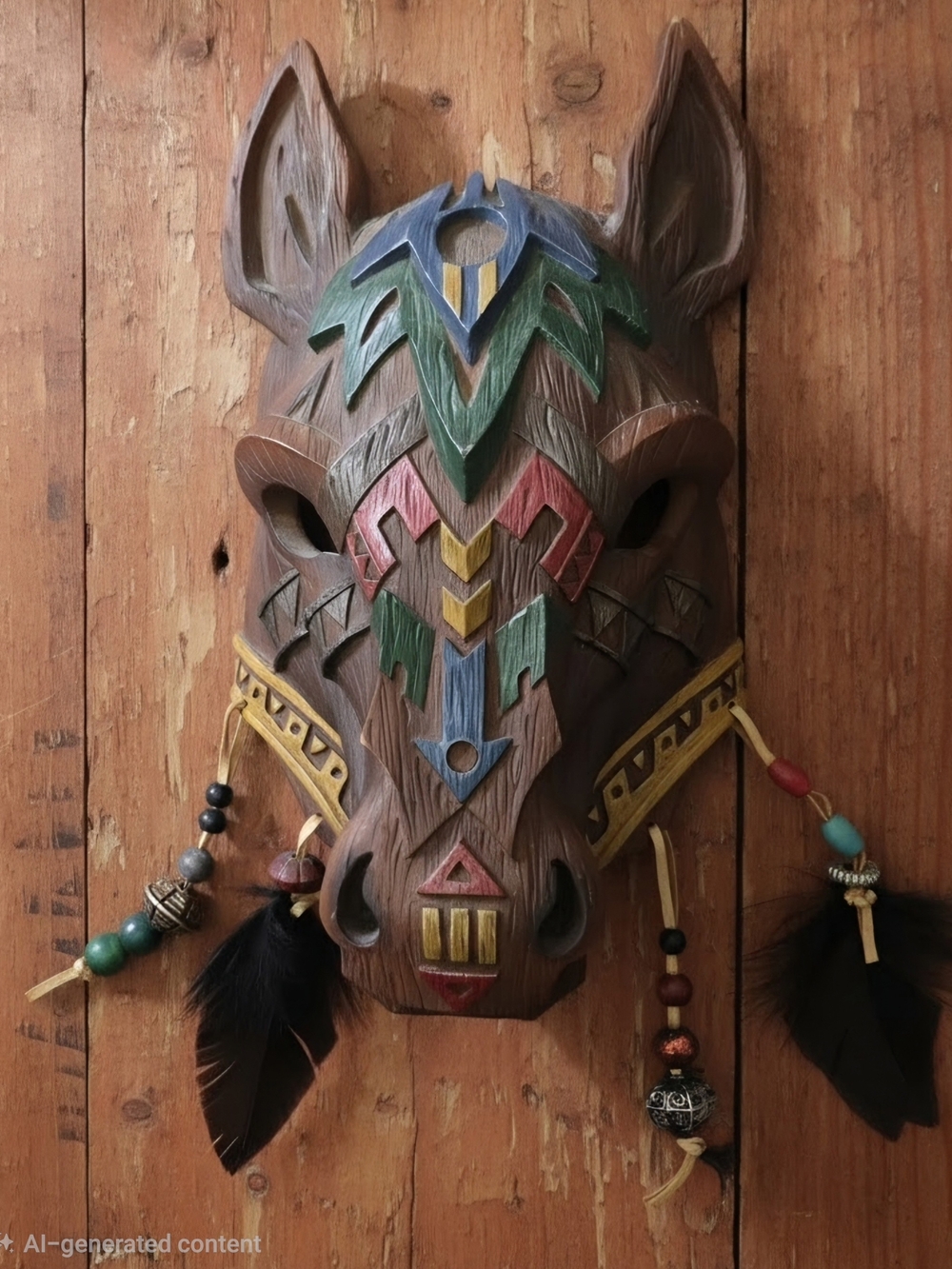 Vintage Hamilton Collection spirit of freedom Sacred Spirits Ceremonial Mask